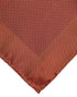 Dolce & Gabbana Orange Silk Square Men Foulard Scarf
